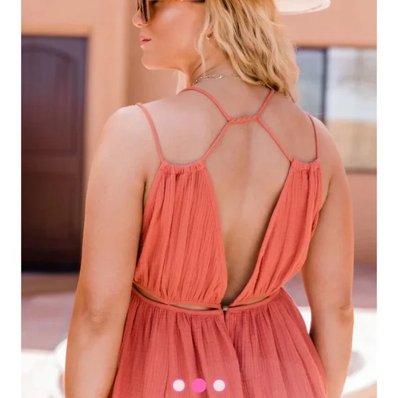 NWT pink lily dress - Picture 2 of 3